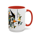 Mystery of the Missing Migrants Charley Harper Art Studio Classic Accent Mug 15oz-12