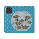 Edie Harper Fishful Thinking Phone Folio Iphone and Galaxy-8