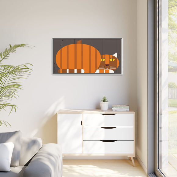 Peepkin Edie Harper Framed Giclee Print Stretched On Canvas
