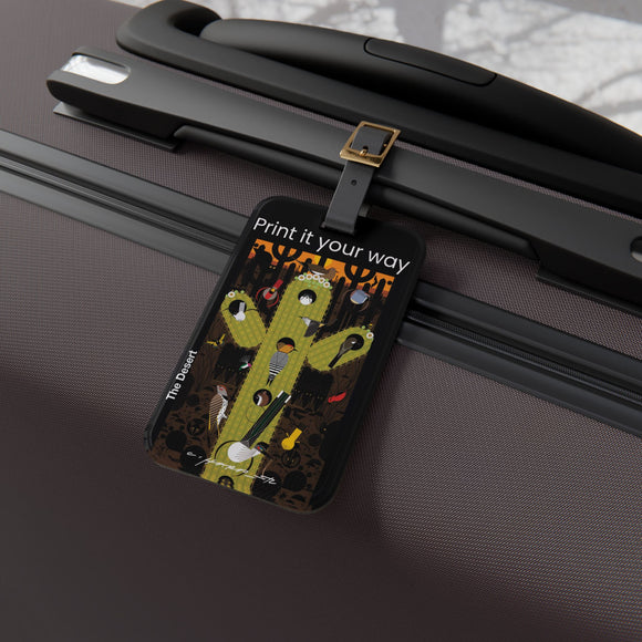 Charley Harper The Desert National Park Luggage Tag (1987)