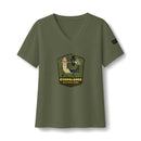 Everglades Women's Relaxed Jersey Short Sleeve V-Neck Tee-3