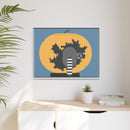 Racc-O-Lantern Charley Harper Framed Giclee Print Stretched On Canvas-36