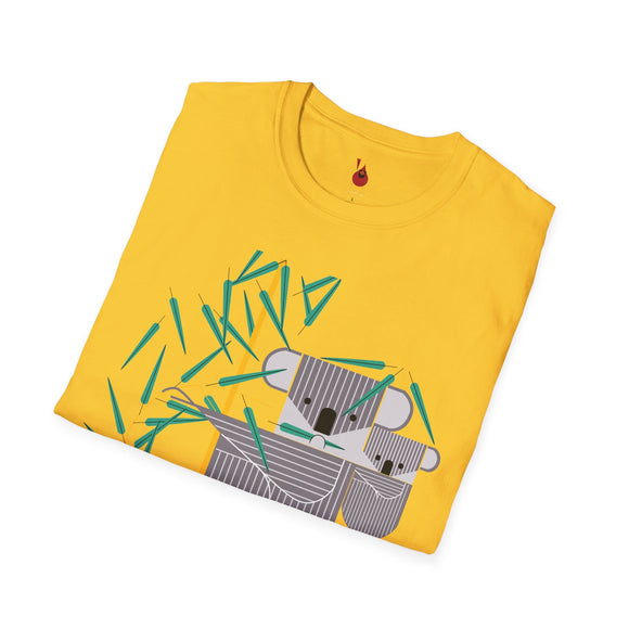 Charley Harper Koal Koala Unisex Softstyle T-Shirt