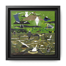 Charley Harper Florida Everglades Wall Art – Mid-Century Modern Geometric Bird Canvas with Minimal Wildlife Accents-20