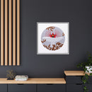 B-r-r-r-r-rdbath Charley Harper Framed Giclee Print on Stretched Canvas-105