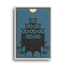 Racpack Charley Harper Framed Giclee Print on Stretched Canvas-15