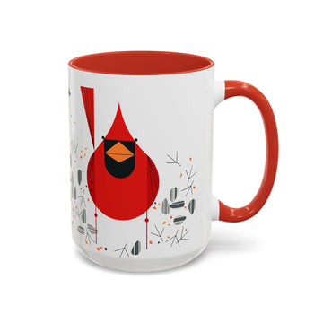 Cardinal and Seed Charley Harper Art Studio Classic Accent Mug 15oz
