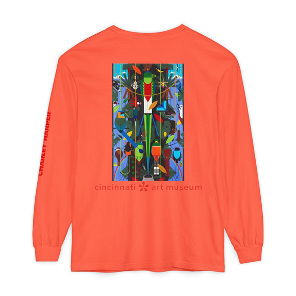 CAM Unisex Garment-dyed Long Sleeve T-Shirt