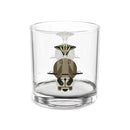 Raccrobat Charley Harper Rocks Glass, 10oz-4