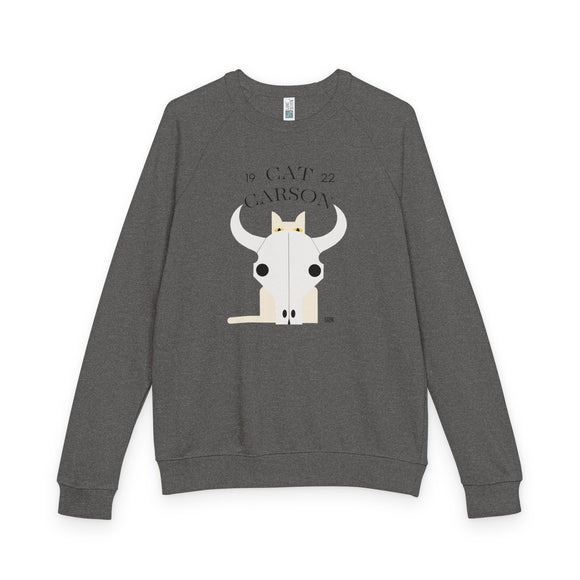Edie Harper Cat Carson Western Scout Raglan Crewneck Sweatshirt