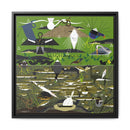 Charley Harper Florida Everglades Wall Art – Mid-Century Modern Geometric Bird Canvas with Minimal Wildlife Accents-17