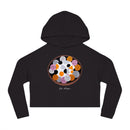 Edie Harper Kitten ’n Knittin’ Cropped Hoodie Hooded Sweatshirt-4