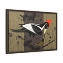 Ivory Billed Woodpecker Charley Harper Framed Giclee Print on Stretched on Canvas-25