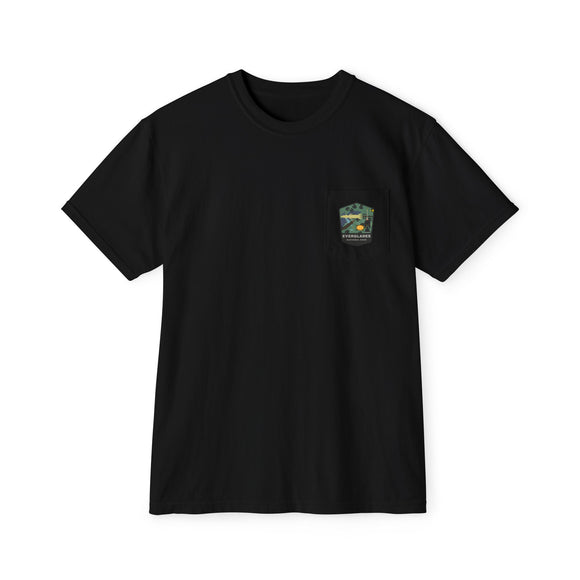 Everglades badge 3  Unisex Garment-Dyed Pocket T-Shirt