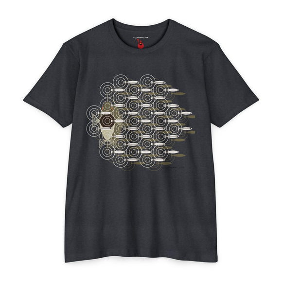 Charley Harper Skipping School Unisex CVC Jersey T-shirt