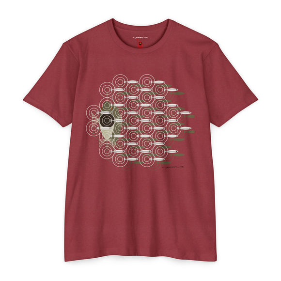 Charley Harper Skipping School Unisex CVC Jersey T-shirt