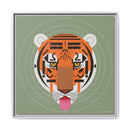 Cool Carnivore Charley Harper Giclee Framed Stretched On Canvas Print-7