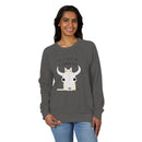 Edie Harper Cat Carson Western Scout Raglan Crewneck Sweatshirt-6