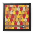 Octoberama Charley Harper Framed Giclee Print Stretched On Canvas-5