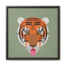 Cool Carnivore Charley Harper Giclee Framed Stretched On Canvas Print-23
