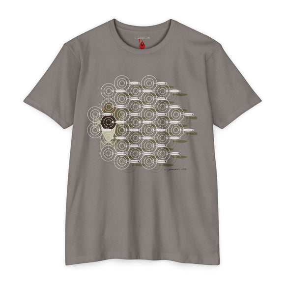 Charley Harper Skipping School Unisex CVC Jersey T-shirt