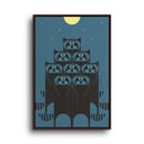 Racpack Charley Harper Framed Giclee Print on Stretched Canvas-11