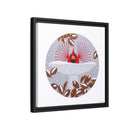 B-r-r-r-r-rdbath Charley Harper Framed Giclee Print on Stretched Canvas-70