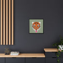 Cool Carnivore Charley Harper Giclee Framed Stretched On Canvas Print-110