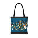 Charley Harper Missing Migrant Tote Bag Art, Birdwatcher Gift, Eco-Friendly Grocery Bag, Nature Lover,-10