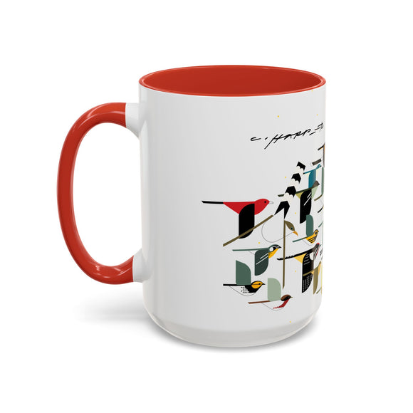 Mystery of the Missing Migrants Charley Harper Art Studio Classic Accent Mug 15oz