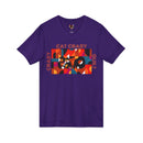 Edie Harper Crazy Cat Crazy Quilt Unisex Jersey Short Sleeve V-Neck Tee-24