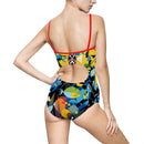 Charley Harper Coral Reef Women's One Piece Swimsuit-12