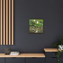 Charley Harper Florida Everglades Wall Art – Mid-Century Modern Geometric Bird Canvas with Minimal Wildlife Accents-76