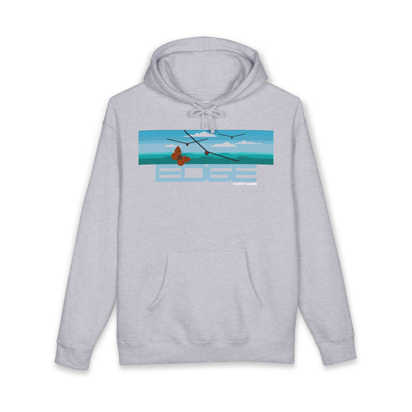 The Edge of Appalachia Monarch and Vultures Unisex Heavyweight Hooded Sweatshirt