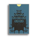 Racpack Charley Harper Framed Giclee Print on Stretched Canvas-27