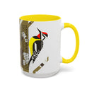 Yellow-Bellied Sapsucker Charley Harper Art Studio Classic Accent Mug 15oz-14
