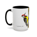 Yellow-Bellied Sapsucker Charley Harper Art Studio Classic Accent Mug 15oz-5