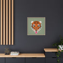 Cool Carnivore Charley Harper Giclee Framed Stretched On Canvas Print-167