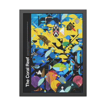 The Coral Reef Charley Harper for the NPS Pinewood Frame - 0