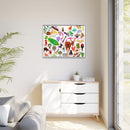 Charley Harper Florida Keys Framed Giclee On Canvas Wall Art-23