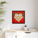Vowlentine Charley Harper Framed Giclee Print on Stretched Canvas-66