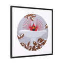 B-r-r-r-r-rdbath Charley Harper Framed Giclee Print on Stretched Canvas-40