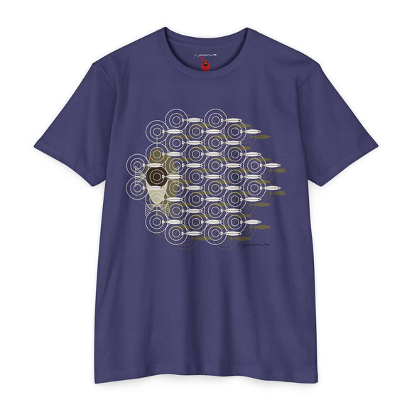 Charley Harper Skipping School Unisex CVC Jersey T-shirt