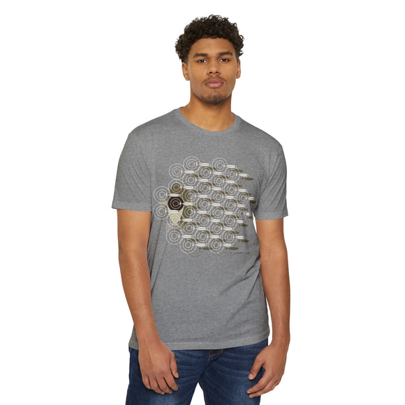 Charley Harper Skipping School Unisex CVC Jersey T-shirt