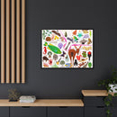 Charley Harper Florida Keys Framed Giclee On Canvas Wall Art-18