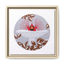 B-r-r-r-r-rdbath Charley Harper Framed Giclee Print on Stretched Canvas-28