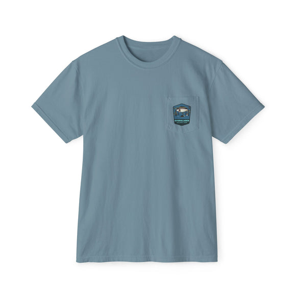 Everglades badge 2 Unisex Garment-Dyed Pocket T-Shirt