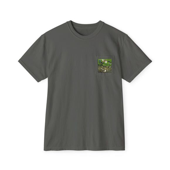 Everglades badge 4 Unisex Garment-Dyed Pocket T-Shirt
