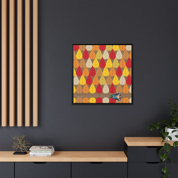 Octoberama Charley Harper Framed Giclee Print Stretched On Canvas