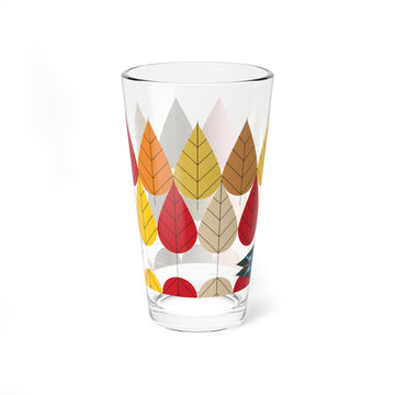 Octoberama Charley Harper Glassware 16oz - 0